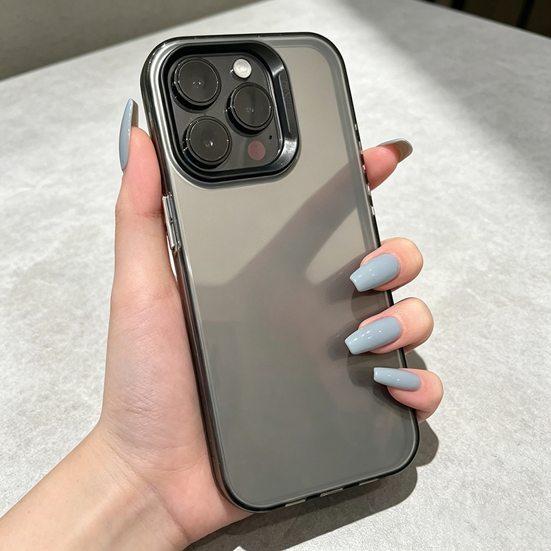 COD เคสโทรศัพท์สีพื้นเรียบง่ายสำหรับ iPhone 11 13 15 14 12 16 Pro Max เคสพีซี Aurora Laser เคสไอโฟน16