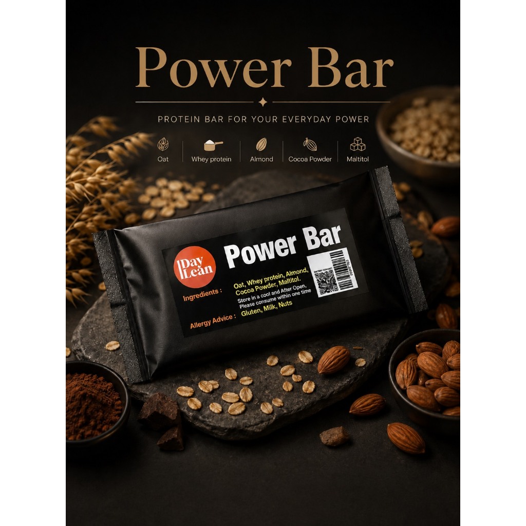 Power Bar โปรตีนบาร์  1 ชิ้น 40 กรัม l Daylean