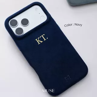 (16-17 Series) MUSE Suede Plain Case With MagRing