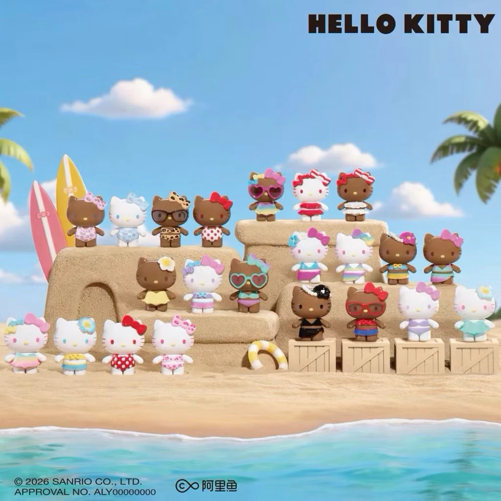 (ย 320)Hello Kitty Swimsuit Party (1 ซอง 3 ตัว )