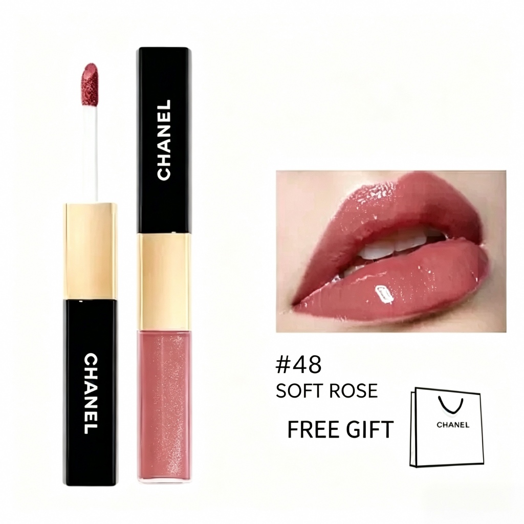 CHANEL Le Rouge Duo Ultra Tenue ลิป Chanel 2 ด้าน ลิปติดทนนาน สีชัด ไม่ติดแมส ของแท้ พร้อมส่ง
