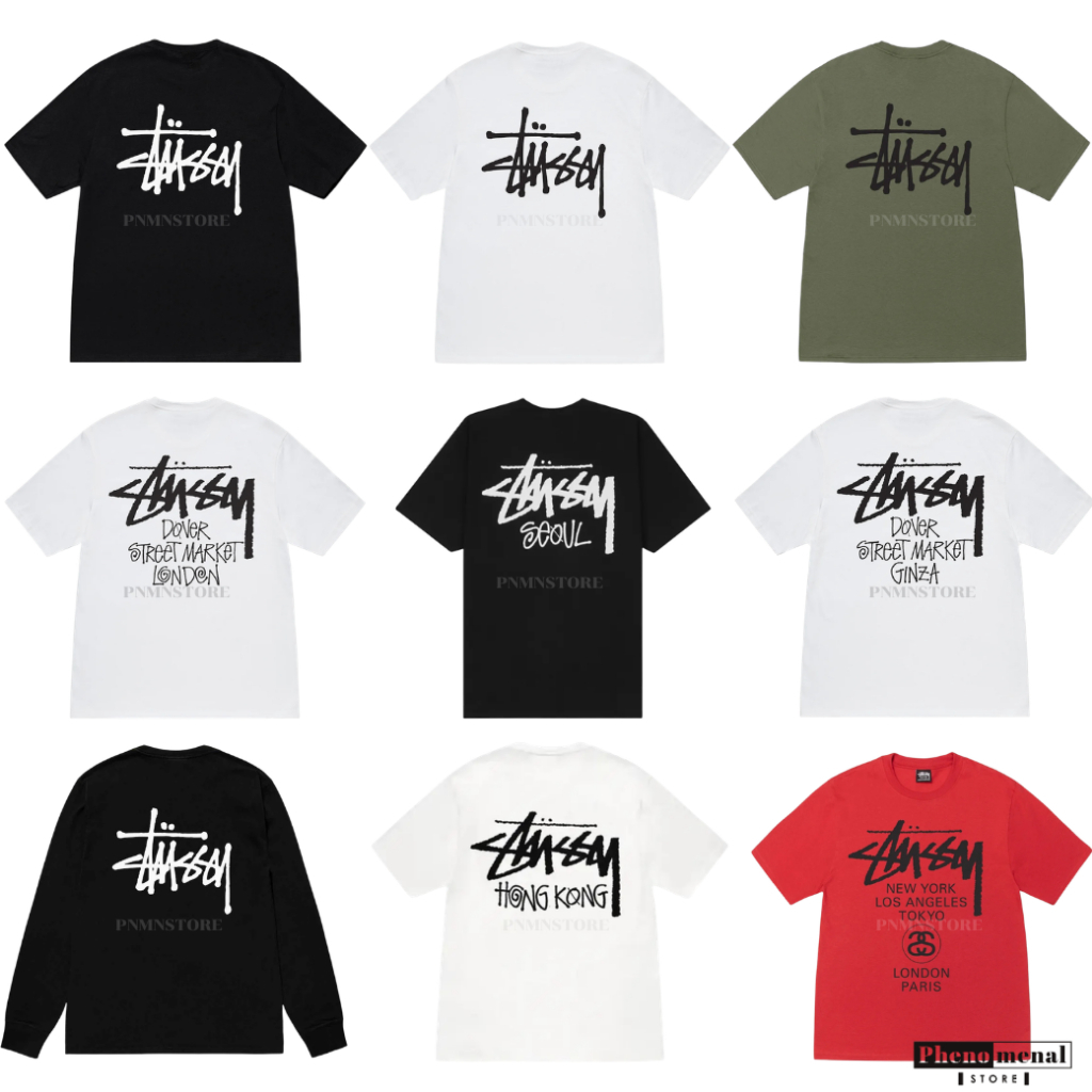 [เก็บโค้ดลด 20%][ของแท้ พร้อมส่ง]เสื้อยืด STUSSY BASIC TEE (US)