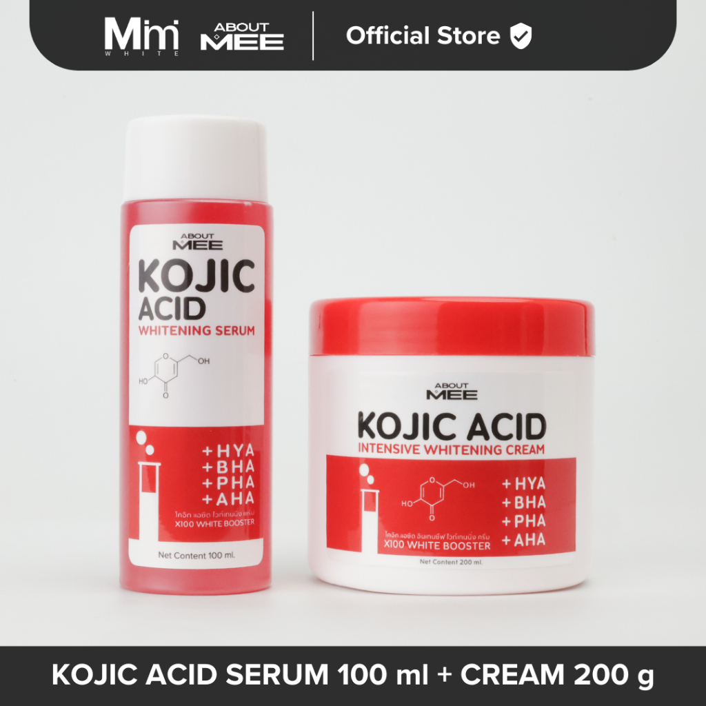 คู่หูกู้ผิวเร่งด่วน‼️ KOJIC CREAM + KOJIC SERUM