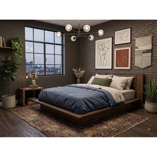 Tomato Home เตียงนอน5ฟุต Donna queen bed เตียงไม้ | เตียงมินิมอล Chic สวยหรูเรียบง่าย | คุ้มค่า