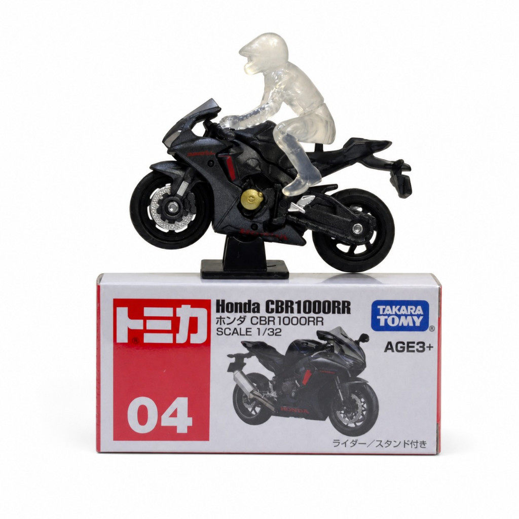 CL2 Tomica 04 Asia Original Honda CBR1000RR 1/32 ใหม่ในซีล 🧩 รถมอเตอร์ไซค์ฮอนด้าโทมิก้าขนาดเล็ก