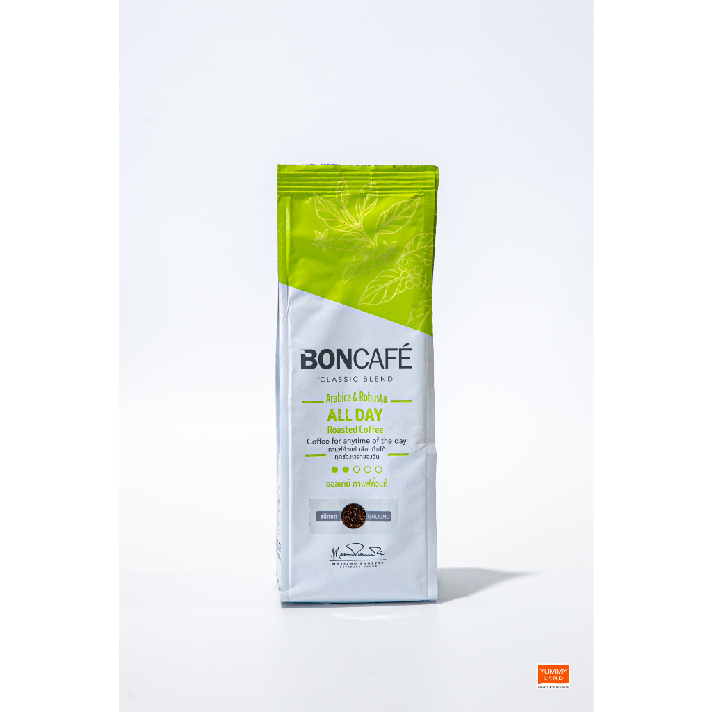BONCAFE Arabica&Robusta All Day(ออลเดย์)ขนาด 250g.