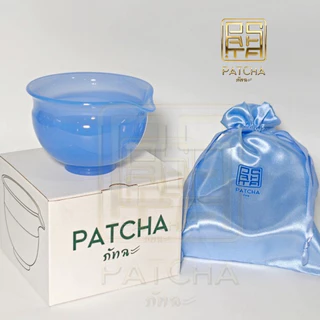 ถ้วยภัทฉะสีฟ้า "แพรวนภา" Brand Patcha (ภัทฉะ) BPA-Free Copolyester ตกไม่แตก