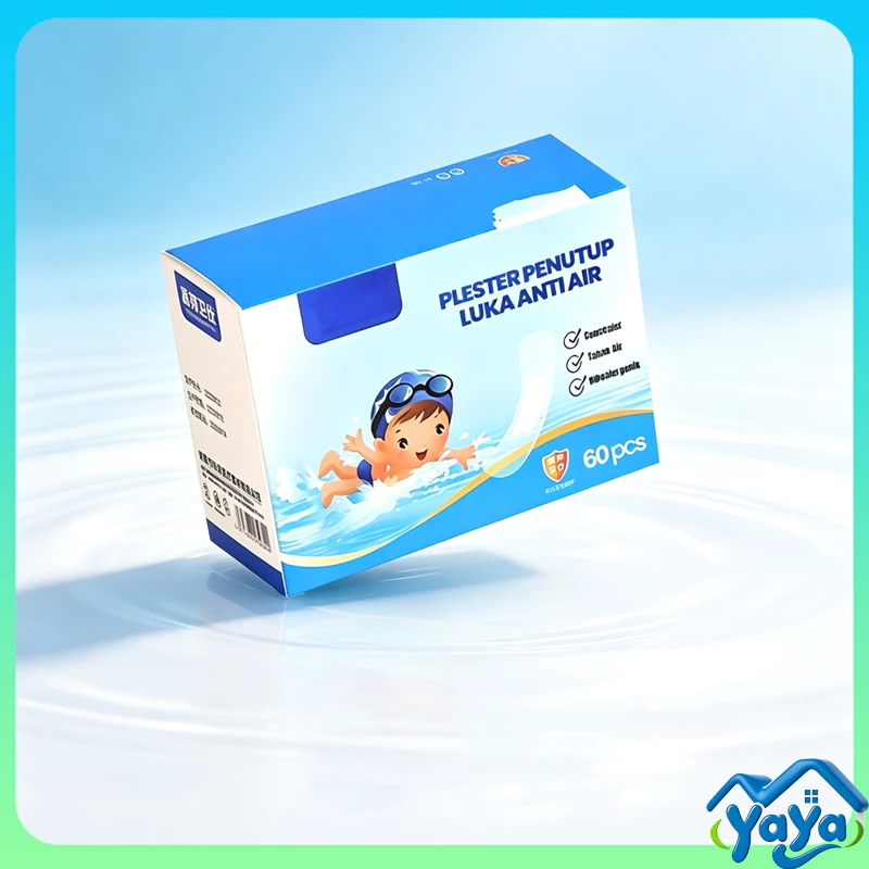 พลาสเตอร์ปิดแผลใส แบบกันน้ำ ระบายอากาศได้ดี หยุดเลือดไว ป้องกันรอยขัดเท้า สำหรับบาดแผลเล็กๆ บรรจุจำนวน 60 ชิ้น