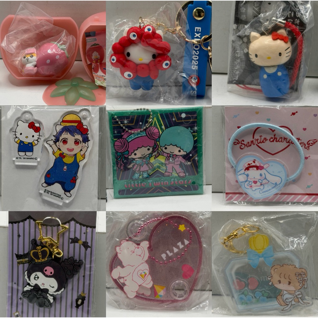 โมเดลกาชาปอง Sanrio ซานริโอ้ หลายหลายคอล ใหม่ คิดตี้ คุโรมิ มายเม