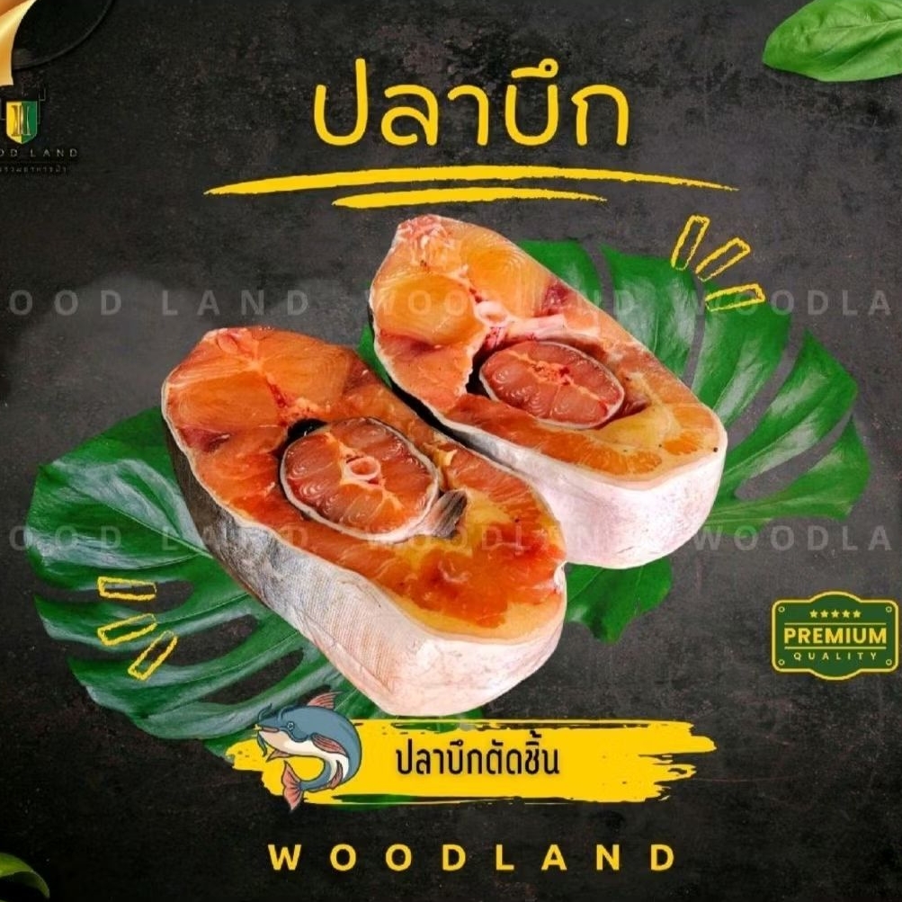 ปลาบึกตัดแต่งชิ้น แพ็คถุง 2-3 ชิ้น  1 แพ็ค น้ำหนัก1.8-1.9กิโลกรัม ชั่งตามน้ำหนักแพ็ค  สามารถนำไปหั่นเป็นชิ้นที่ต้องการ