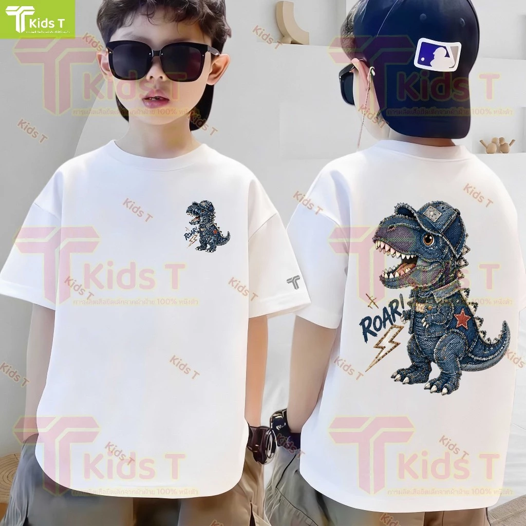 เด็ก เสื้อยืดเด็ก เสื้อเด็กผู้ชาย เด็กผู้หญิง kids เสื้อผ้าเด็ก คอตตอนแท้ ระบายอากาศดี นุ่มใส่สบาย 1ขวบ เสื้อเด็ก #20