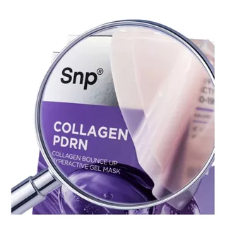 [4แผ่นมาส์กไฮโดรเจล] SNP Collagen Bounce Up Hyperactive Gel Mask 4pcs