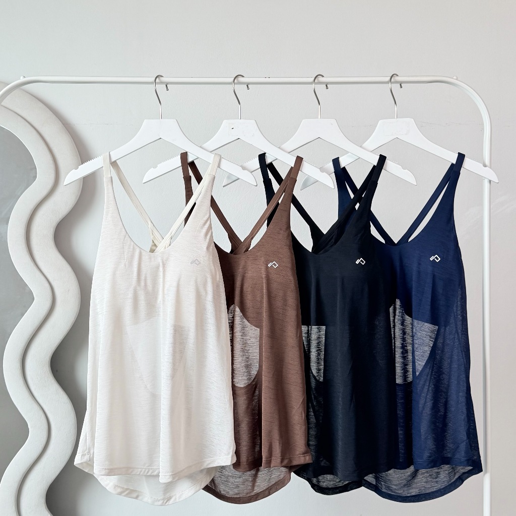 Planky Sports bra Tank top (ท163) ชุดโยคะ บราสวย กระชับใส่สบาย ฟิตเนส บราออกกำลังกายผู้หญิง