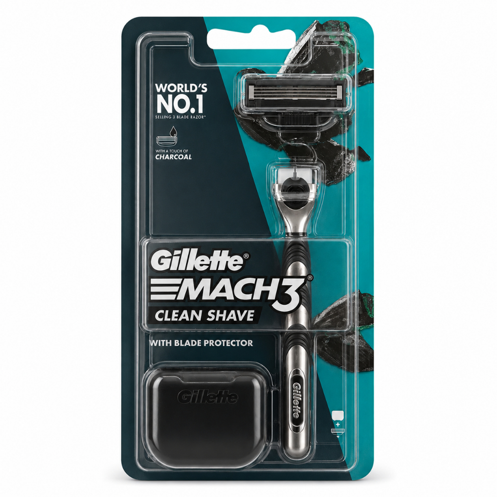 Gillette Mach3 Clean Shave ชุดโกนหนวด Gillette Mach3 1 ชุด