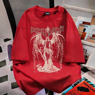 「งานเกรดพรีเมียม งานเกรด A」เสื้อยืดคอกลมผู้หญิง เสื้อ ผญ แฟชั่น เสื้อยืดแขนสั้นผู้หญิง คอตตอนแท้ ระบายอากาศดี #4