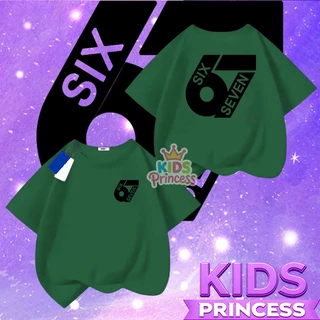 COD (จัดส่งตลอด 24 ชั่วโมง) เสื้อยืดเด็ก ลายกราฟิกตัวเลข เท่ๆ แฟชั่นเกาหลี เสื้อแขนสั้น โอเวอร์ไซซ์ ผ้าคอตตอน
