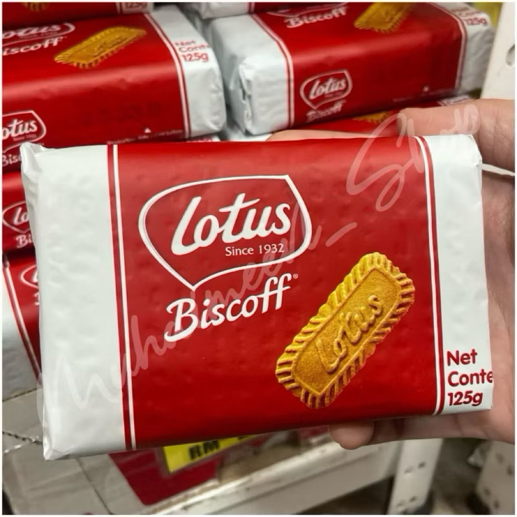 ขนม lotus biscoff Biscuit รสคาราเมล ขนาด 125 g.