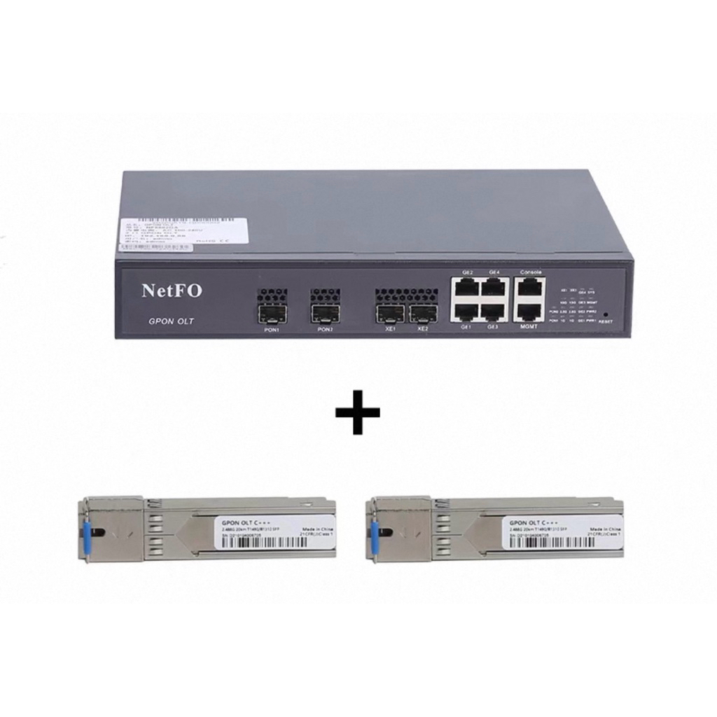 OLT 2Gpon แถม 2SFP +7dbm