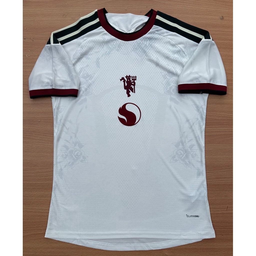 เสื้อแมนยู Thrid (มีโลโก้ครบ) เกรด Player Man U เสื้อฟุตบอล 2026 ถ่ายจากสินค้าจริง