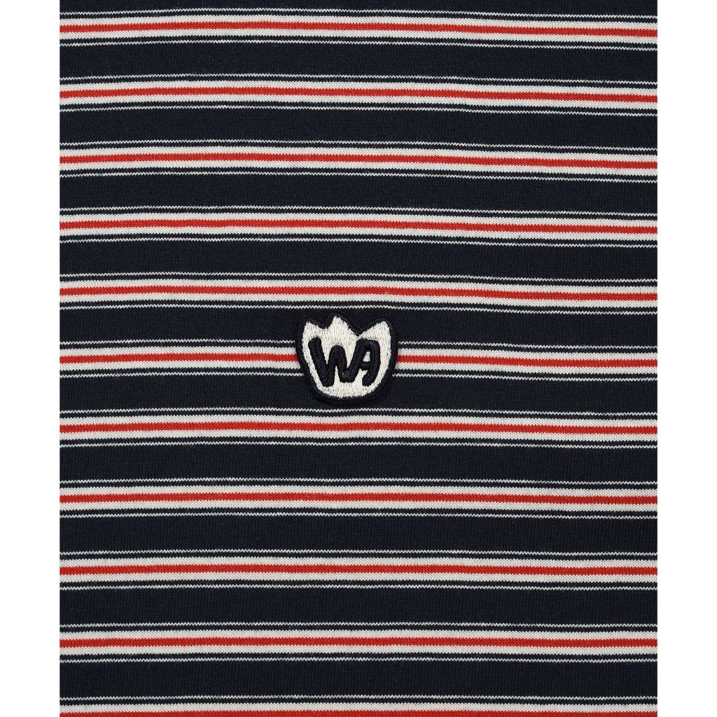 WACKY WILLY เสื้อยืดรุ่น Multi-Pin Stripe Short Sleeve T-Shirt Navy (80112SMPSSU_S6NAXX) — صورة 4