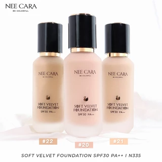 NEE CARA | N335 รองพื้น ซอฟต์เวลเวท | BE COLORFUL SOFT VELVET FOUNDATION SPF30 PA ++