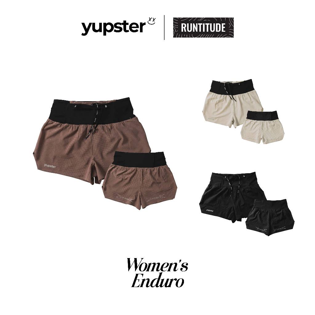 YUPSTER กางเกงวิ่ง รุ่น Enduro | Women Running Shorts - Pathmaker Collection