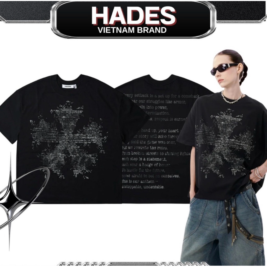 (พร้อมส่ง)🇻🇳Vietnam Brand | HADES ANTHEM TEE