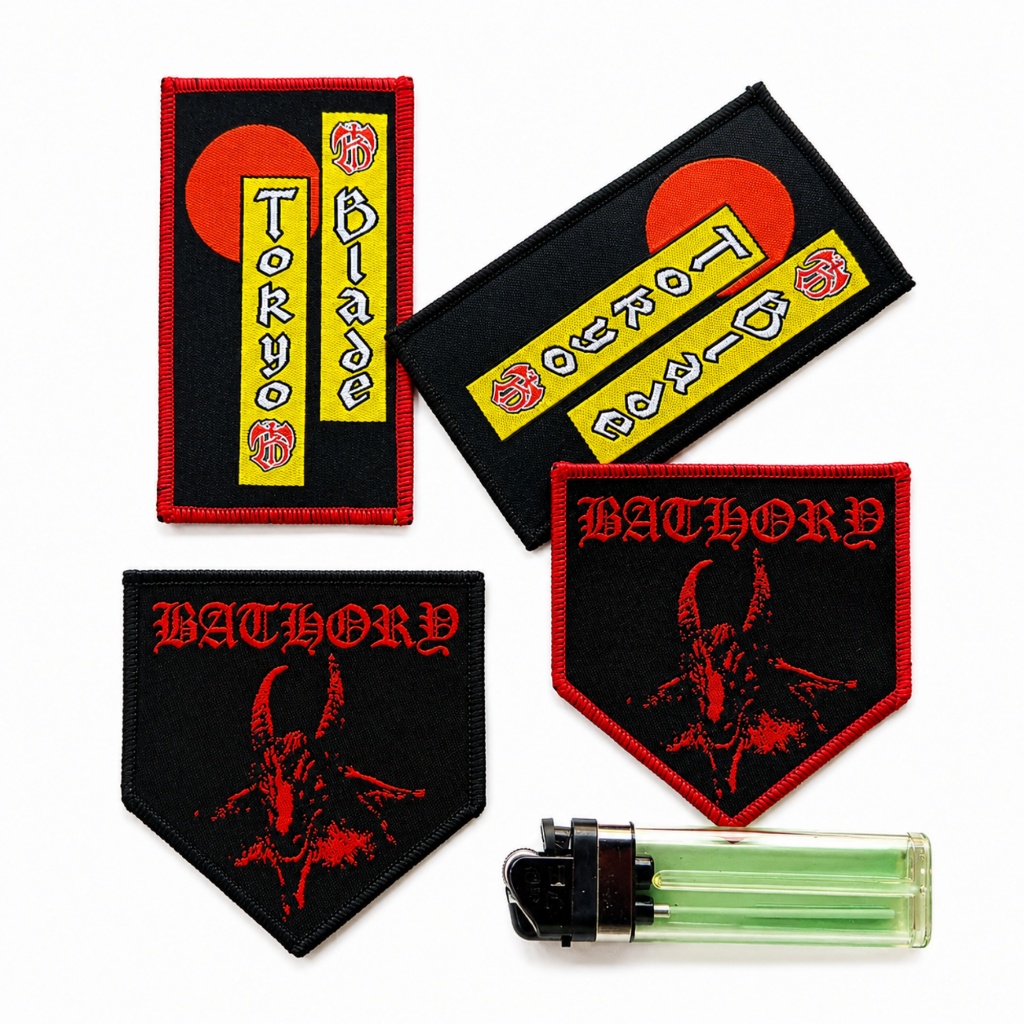 แพทช์ทอ Tokyo Blade & Bathory V สําหรับแจ็คเก็ตและเสื้อกั๊กอุปกรณ์เสริม - แฟชั่นเพลง