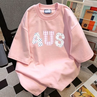 COD（จัดส่งภายใน 12ชั่วโมง）เสื้อยืดโอเวอร์ไซซ์ผู้หญิง ผ้านุ่มหนา ฟอร์ยูเอส แฟชั่นสไตล์เกาหลี