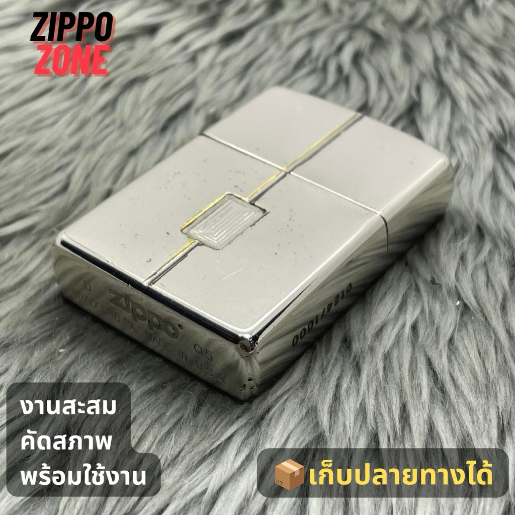 Zippo แท้ มือสอง ZZB229 เลเซอร์ PURITY ปี 2005 05 | ไฟแช็ค Zippo USA ของแท้ | พร้อมส่ง