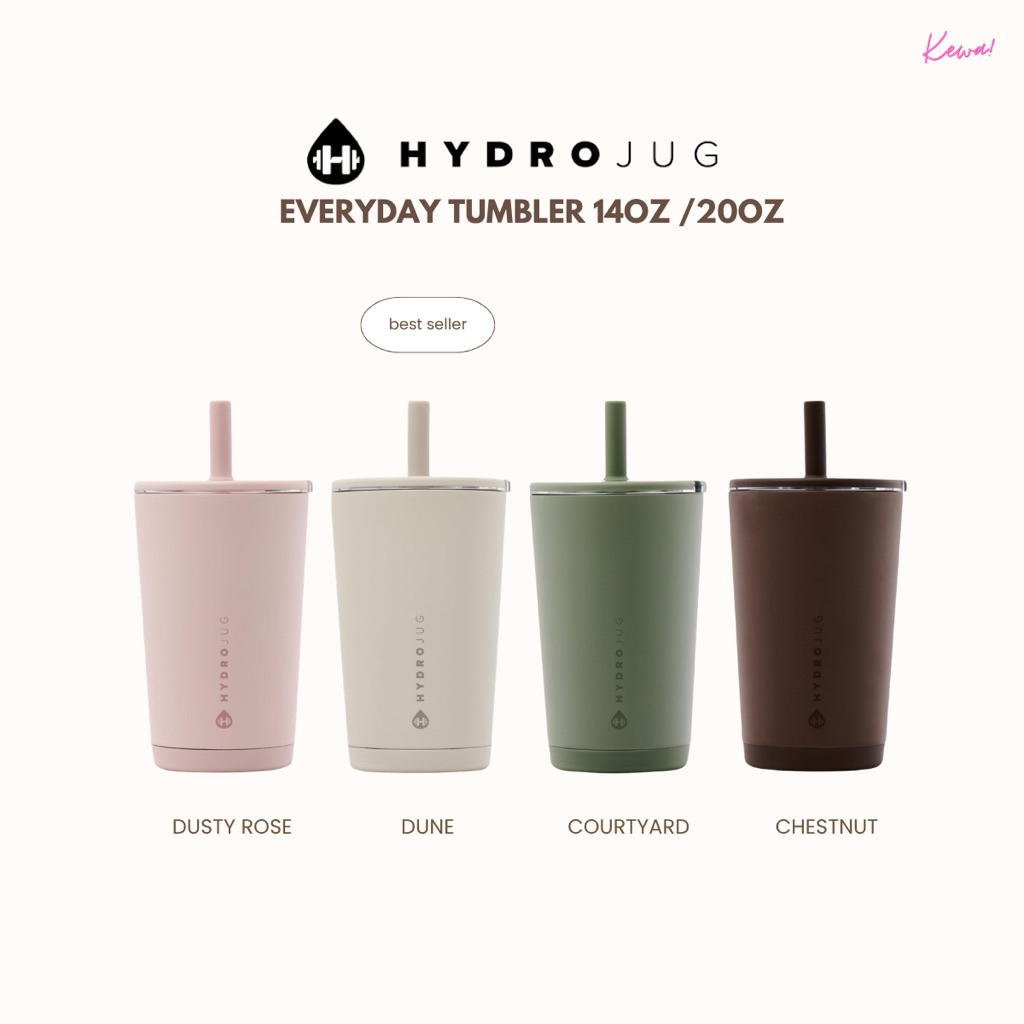 (พร้อมส่ง) Hydrojug Everyday Tumbler 14oz / 20oz แก้วเก็บความเย็น
