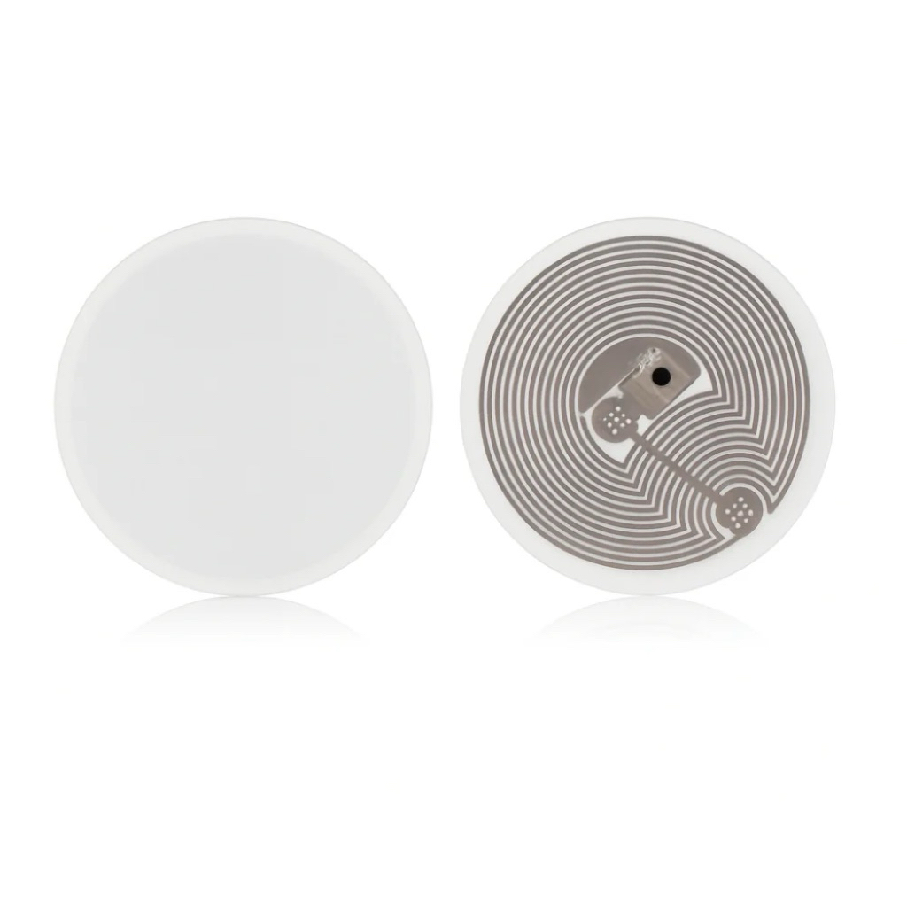 NFC NTAG215 RFID Sticker 25mm – NFC Tag สติ๊กเกอร์ NFC แบบเขียนซ้ำได้ สำหรับ Smart Device