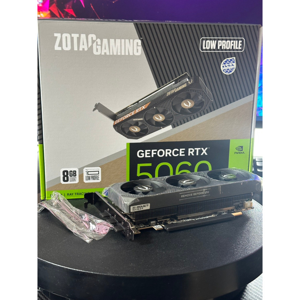 Zotac Gaming Geforce RTX 5060 8G DDR7 Low Profile สินค้ายังไม่ได้ถูกใช้งาน