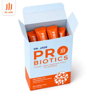 [โปรเฉพาะในไลฟ์] DR.JADE โพรไบโอติกส์ HMO Probiotics 9 สายพันธุ์ อาหารเสริมปรับสมดุลลำไส้ ดูแลระบบขับถ่าย หมอเจด[10 ซอง]