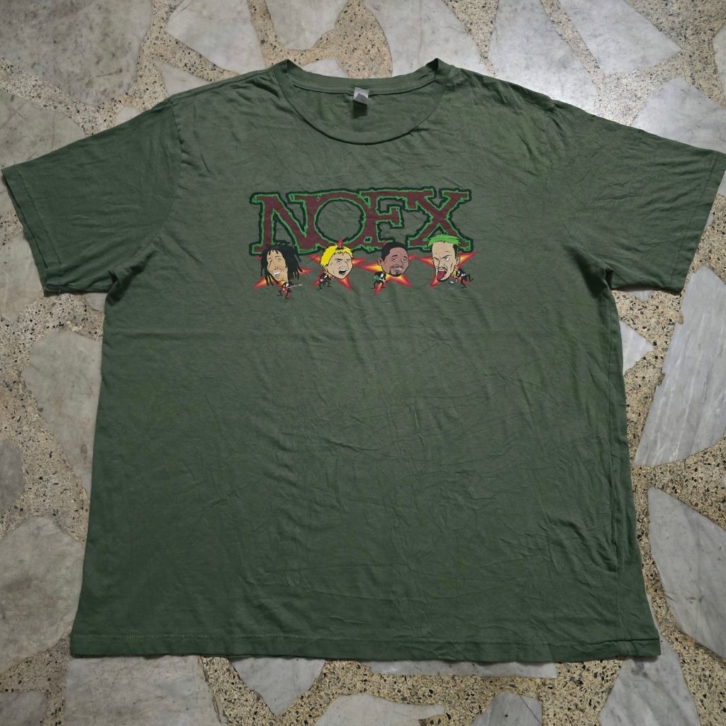 NOFX สีเขียว ข้างเดิม Size XXL (26/30.5)