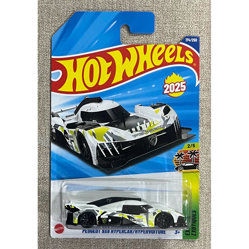 รถเหล็ก Hot Wheels Peugeot 9x8 Hypercar/Hypervoiture