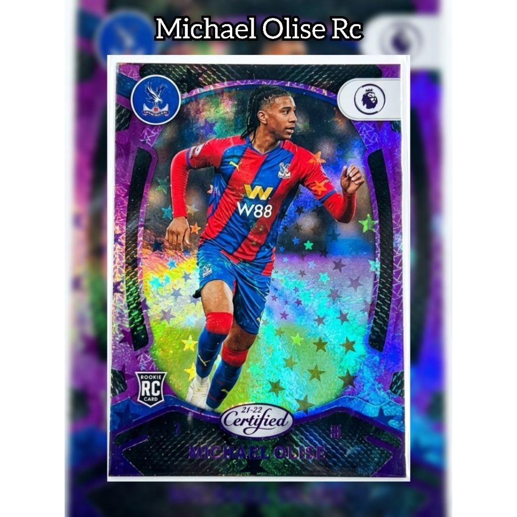2021-22 Panini Premier League Certified Purple Astro #146 Michael Olise RC