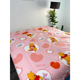 Aใหม่ ผ้าห่ม 6 ฟุต (180x200cm) ผ้าคอตตอน ใยสังเคราะห์คุณภาพดี นุ่มฟูสบาย ระบายอากาศดี ไม่ร้อน ไม่อับชื้น