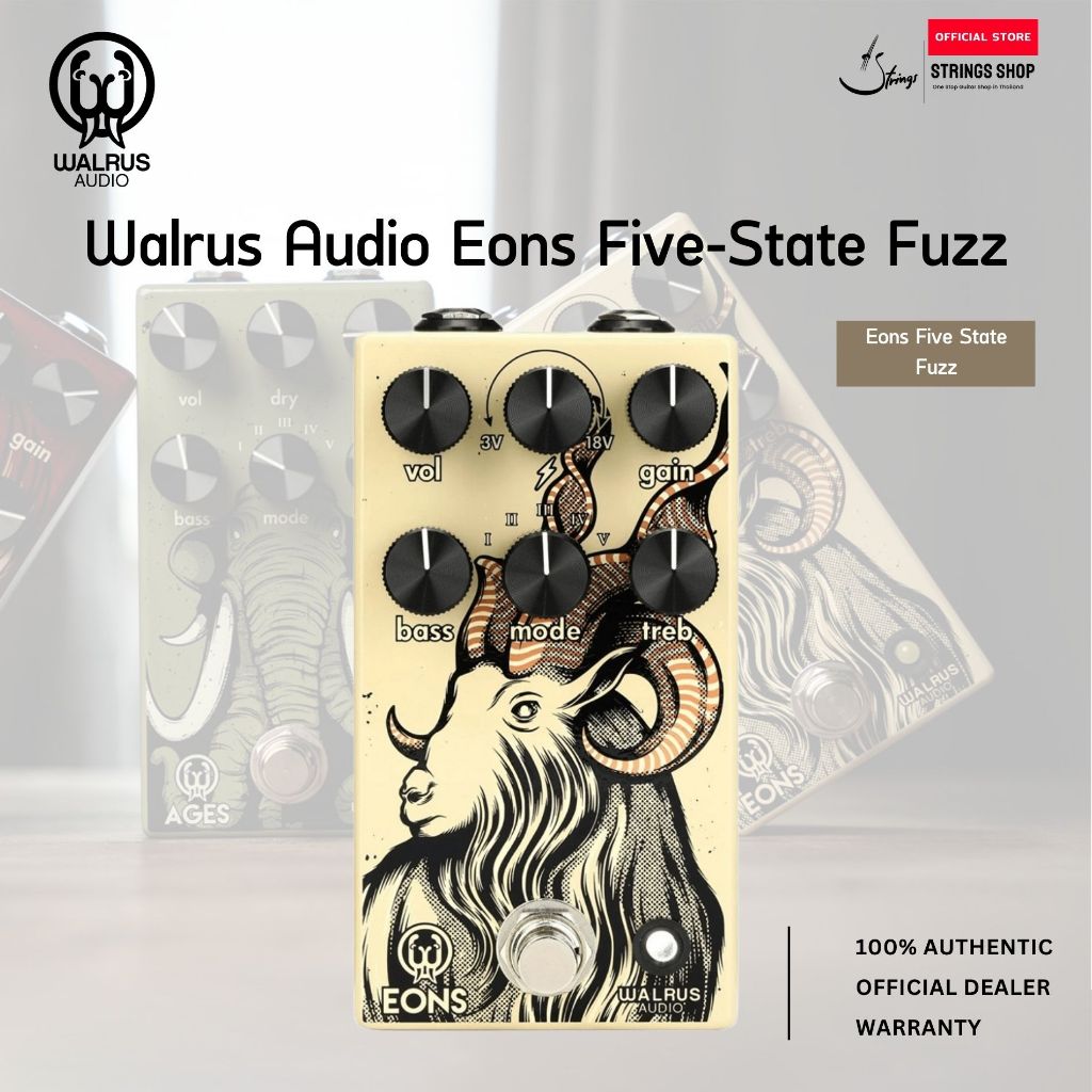 Walrus Audio Eons Five-State Fuzz – เอฟเฟคกีตาร์ Fuzz Guitar Pedal