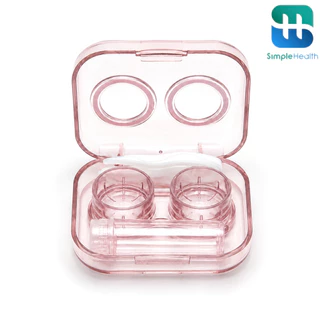 Simple Healthcare ตลับใส่คอนแทคเลนส์ แหนบ พร้อมหลอดเก็บน้ำยา Contact lens Box Set พกพาสะดวก ใช้งานง่าย
