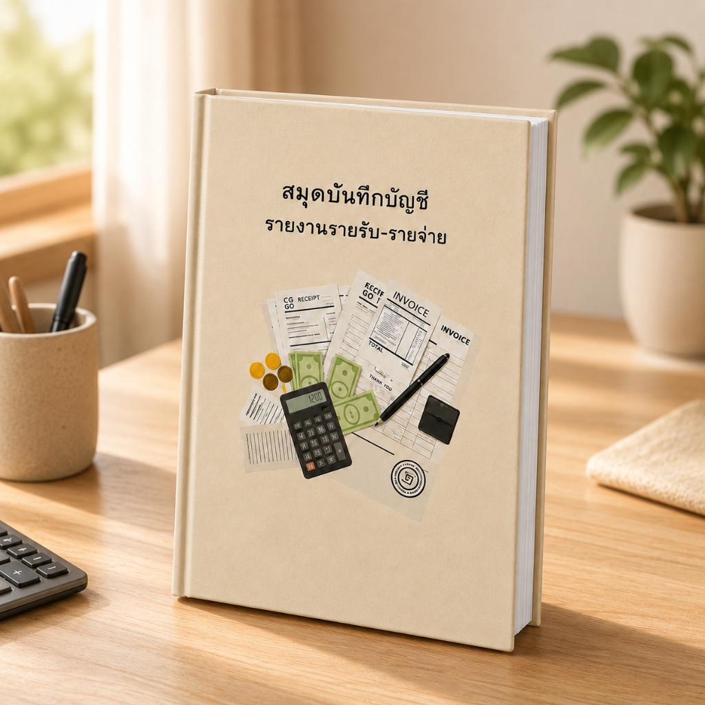 สมุดรายรับรายจ่าย /สามารถใช้ยื่นภาษีได้