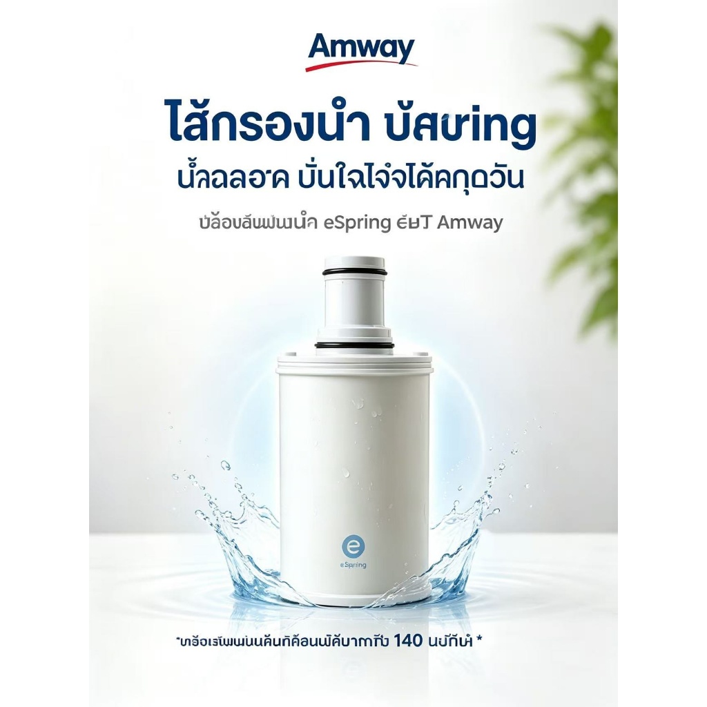 Espring Amway พร้อมส่ง ของแท้ 100% ไส้กรองสปริงแอมเวย์ รับประกันศูนย์ไทย