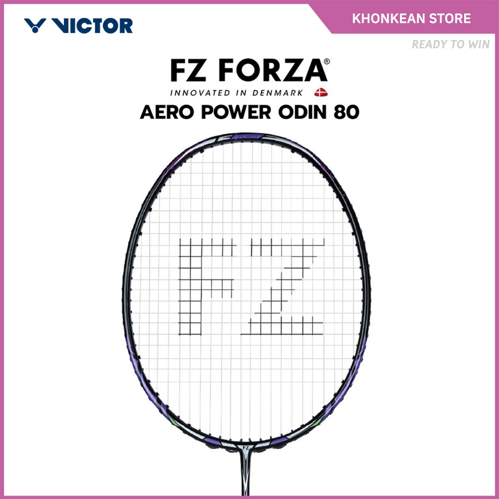 FZ FORZA ไม้แบดมินตัน รุ่น AERO POWER ODIN 80 แถมเอ็น + ซอง (บริการขึ้นเอ็นฟรี โปรดอ่านรายละเอียดก่อนสั่ง)