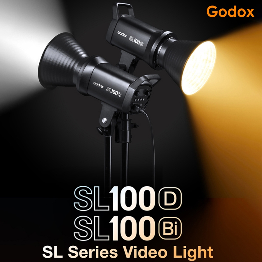 Godox SL100D / SL100Bi ไฟต่อเนื่อง 100W LED Video Light (รับประกัน 3ปี)