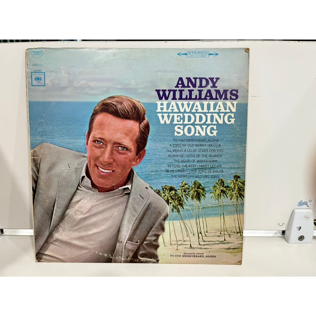 1LP Vinyl Records แผ่นเสียงไวนิล  ANDY WILLIAMS HAWAIIAN WEDDING SONG  (H19B44)