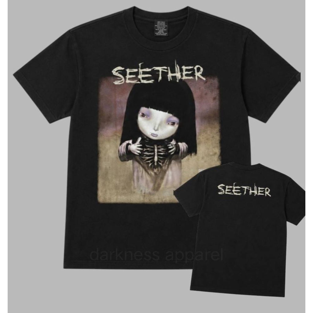 เสื้อยืดวง seether ป้าย Rock yeah