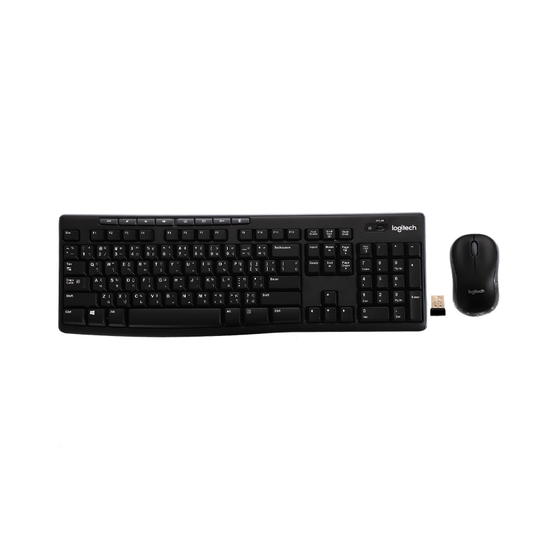COMBO SET WIRELESS LOGITECH MK270R BLACK