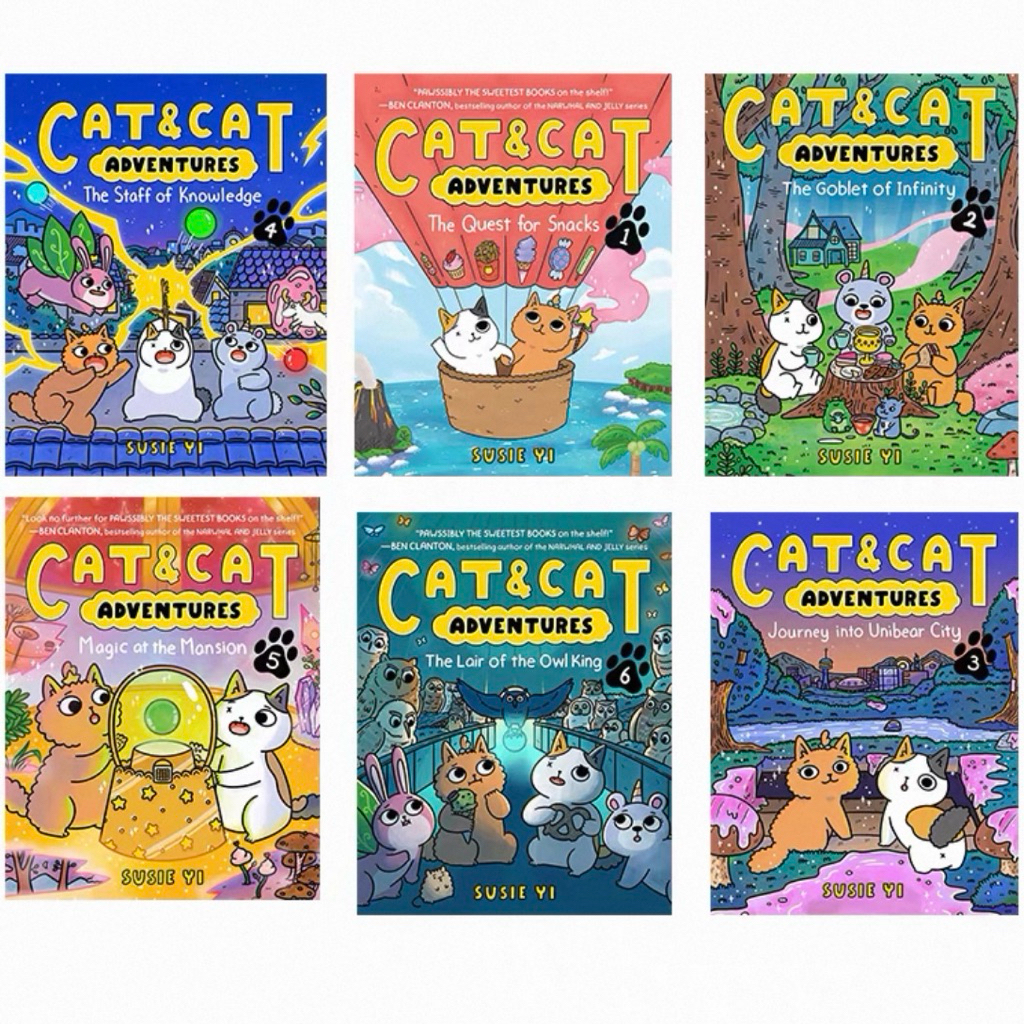 Cat & Cat Adventures: ชุดหนังสือภาพสุดคิ้วท์ที่เต็มไปด้วยการผจญภัยและมิตรภาพ!