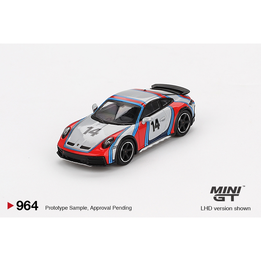 MINI GT | Porsche 911 Dakar Ice Grey Metallic "Rally 1978" 964