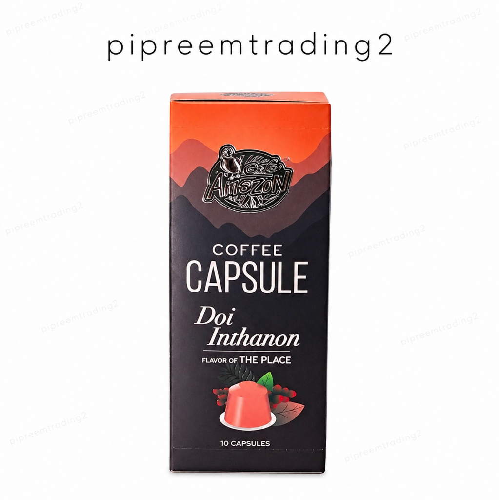 กาแฟแคปซูล คาเฟ่ อเมซอน Doi Inthanon Café Amazon Coffee Capsule 10 แคปซูล
